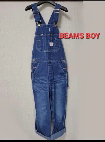 BEAMS BOY 데님 오버롤 살로펫