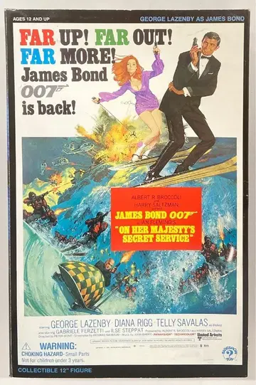 SIDESHOW COLLECTIBLE FIGURE GEORGE LAZENBY / AS JAMES BOND 12인치