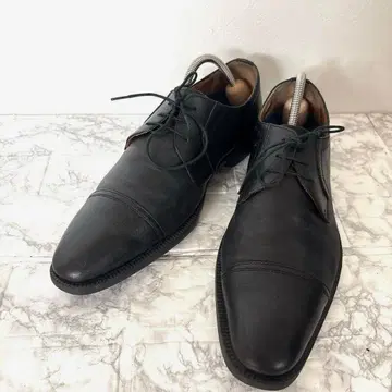 호킨스 프리미엄 스트레이트 팁 블랙 쿨 시스템 비즈니스 슈즈 24.5cm