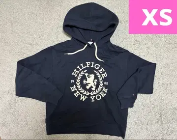 TOMMY HILFIGER 후드티 네이비 XS 속기모