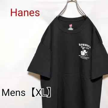 R47 [ US 수입 ] Hanes(헤인즈) 반팔 T셔츠 [ 남성용 XL ] 블랙