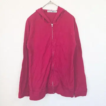 TASCHINO di GILET 면 100% 집업 후드티 M 레드