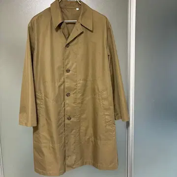 [유니클로] 남성용 스텐카라 코트 베이지 XL