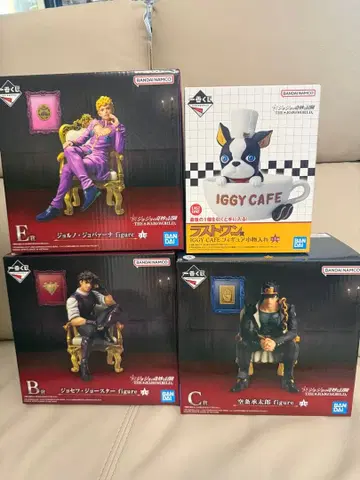 제일복권 죠죠의 기묘한 모험 THE JOJO WORLD 4점 세트