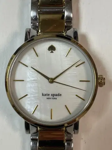 kate spade NEW YORK 여성용 콤비 컬러 쉘 손목시계