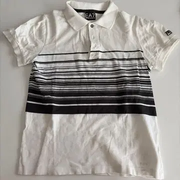 EA7 EMPORIO ARMANI 피케 셔츠 화이트 S 사이즈