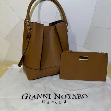 새상품급 IENA x GIANNI NOTARO 버킷백 카멜