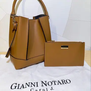새상품급 IENA x GIANNI NOTARO 버킷백 카멜