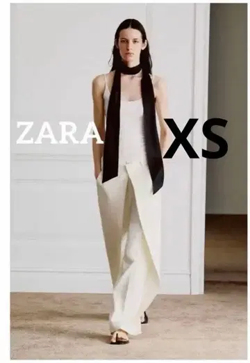 ZARA ZW COLLECTION 프론트 플리츠 팬츠 XS