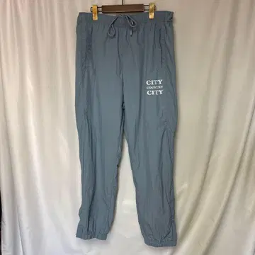 CITY COUNTRY CITY 로고 나일론 팬츠 색스 L