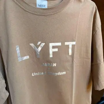 LYFT T셔츠 베이지 S사이즈