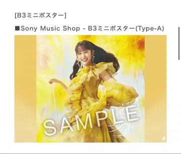 노기자카46 시비니 오토즈 B3 미니 포스터 Type-A Sony Music 한정판
