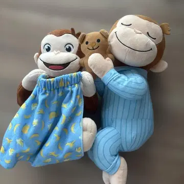 호기심 많은 죠지 봉제 인형 2개 세트