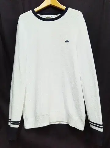 프랑스제 LACOSTE/라코스테 크루넥 니트
