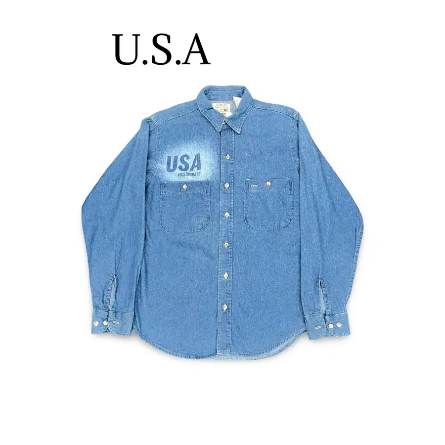 (95) USA 데님 셔츠