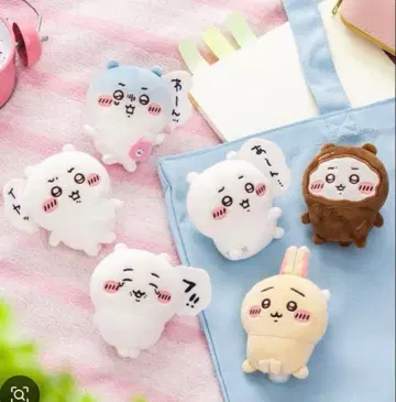 [ E상 6종 컴플리트 세트 ] 치이카와(먼작귀) 가득 복권 전신 인형 배지
