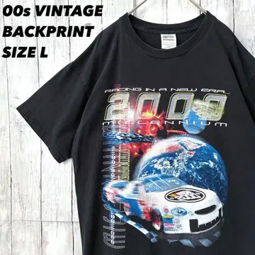 00sNASCAR 나스카 2000 밀레니엄 레이싱 T셔츠 구제 의류 L
