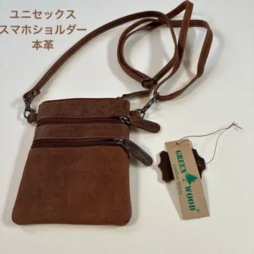 GREEN WOOD 가죽 숄더백 천연 가죽