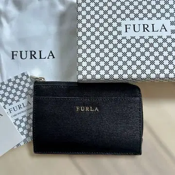 FURLA 미니 지갑 프래그먼트 케이스 블랙