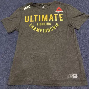 리복 UFC T셔츠 차콜 그레이