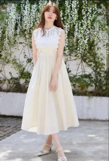 herlipto Grace Cotton-Blend Long Dress