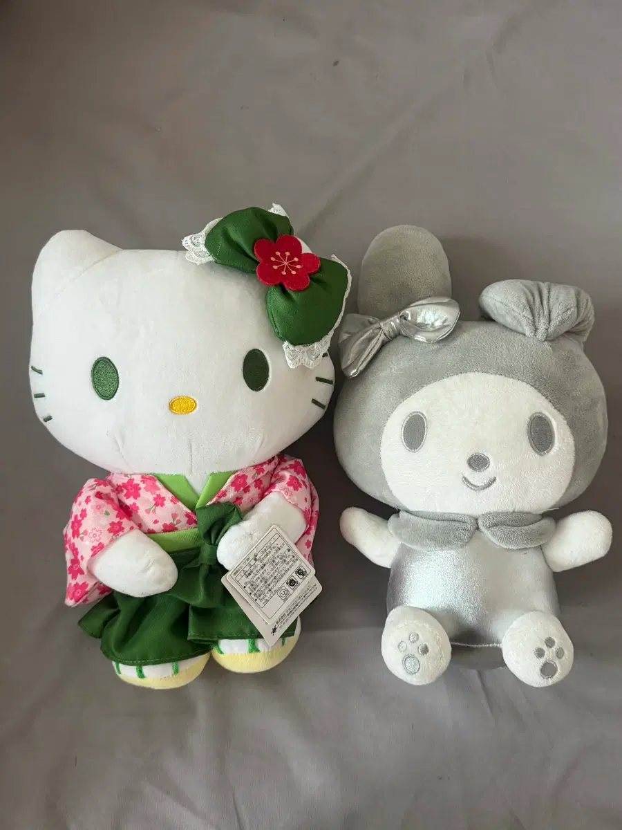 말차키티&실버 마이멜로디 인형 일괄
