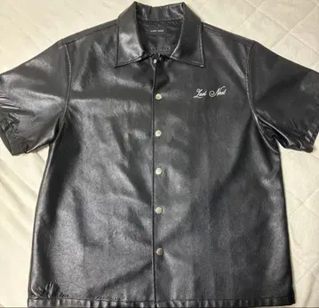 LAST NEST 'LEATHER EMBROIDERED SHIRTS'