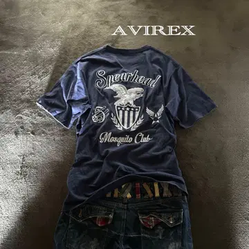AVIREX EMBROIDERY FIFTH AIR FORCE TEE
