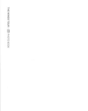 BTS 2017 BTS LIVE TRILOGY EPISODE III THE WINGS TOUR IN JAPAN PHOTO BOOK