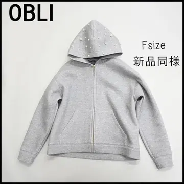 b2464 OBLI [ 오블리 ] 후드티 펄 집업