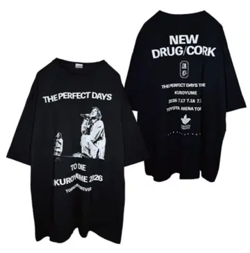 미개봉 새상품 블랙 Big Silhouette Tshirts PHOTO A