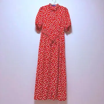 [ 새상품급 ] BLUE LABEL 마가렛 플라워 프린트 셔츠 드레스 38