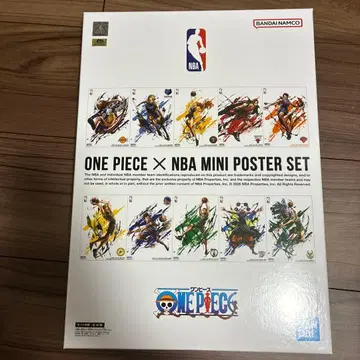 [ 미사용 새상품 ] ONE PIECE x NBA 미니 포스터 세트