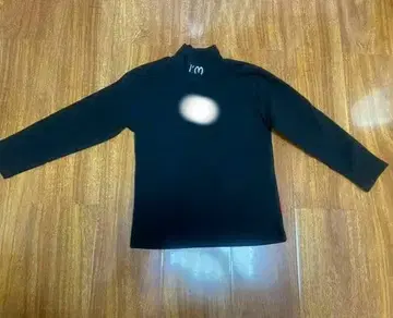 골프웨어 모크넥 셔츠 블랙