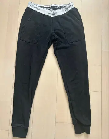 Calvin Klein Underwear 로고 허리 조거 팬츠