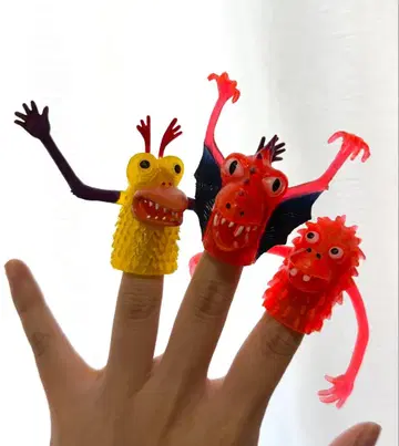 손가락 인형 기묘하게 귀여운 몬스터 3체 세트