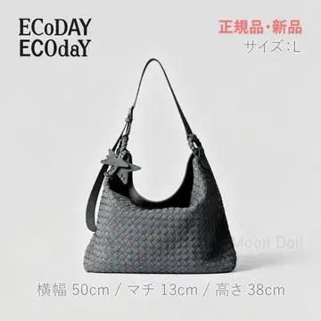 ECODAY 인트레차트 숄더백 L 사이즈 그레이