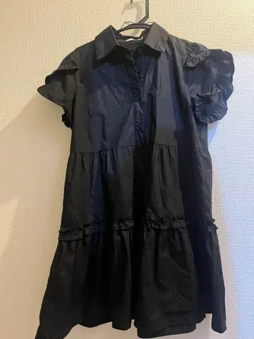 블랙 셔츠 원피스 S 사이즈