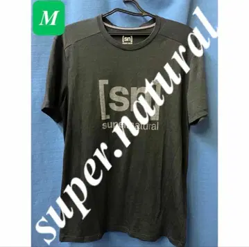 [ super.natural ] 슈퍼내추럴 반팔 티셔츠 로고 프린트