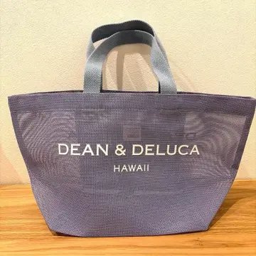 [새상품] 하와이 한정판 DEAN&DELUCA 메쉬 토트 S 블루