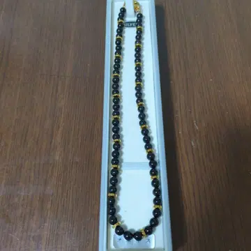 오닉스 목걸이 실버 케이스 포함