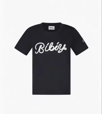 Bibiy. SCRIBBLE TEE 네이비
