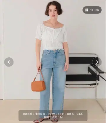 스퀘어 넥 레이스 블라우스 반팔 상의 화이트 M 사이즈