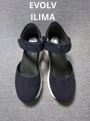 새상품급 EVOL ILIMA 글리터 통굽 샌들