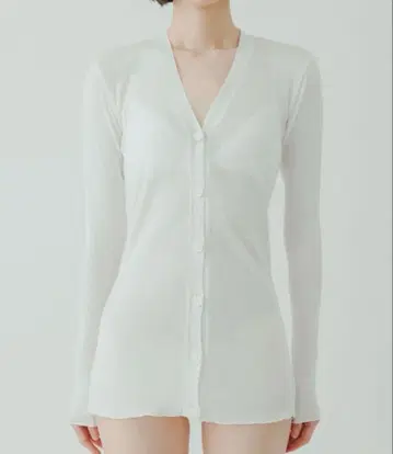 [ yo BIOTOP ] Sheer rib V 가디건 썸머