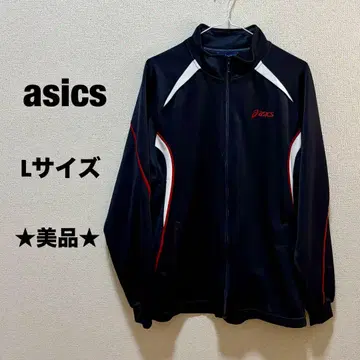 새상품급 asics 아식스 저리 트랙 자켓 L 네이비