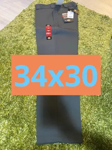 [ 미사용 새상품 ] 디키즈 874 34x30 워크 팬츠 차콜 그레이