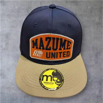 MAZUME UNITED 마즈메 캡 네이비 x 베이지 투톤