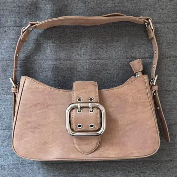 MOUSSY BELTED HANDBAG 브라운