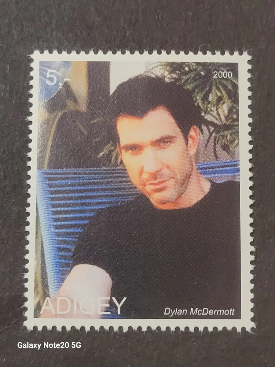 2000년 미국배우 딜런 맥더모트기념 우표Dylan McDermott